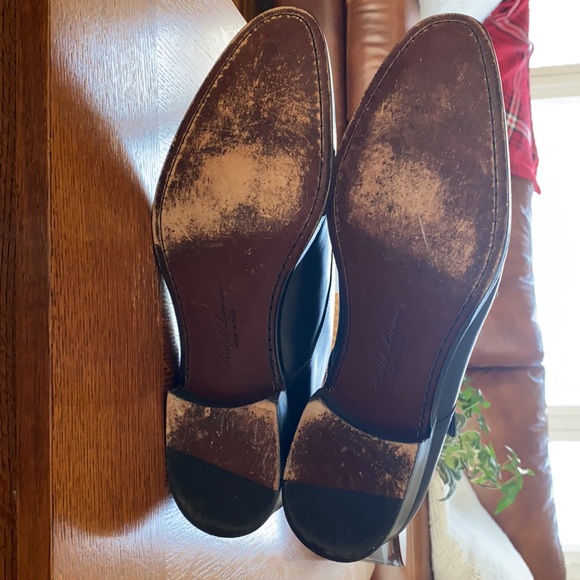 Ralph Lauren, men’s Purple Label, double monk strap shoe-made in Italy, size 12 - Picture 4 of 7